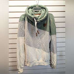 Wanakome Women's Selene Asymmetrical Color Bl Hoodie Sweatshirt Size XXL EUC